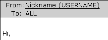 Displaying user and nickname
